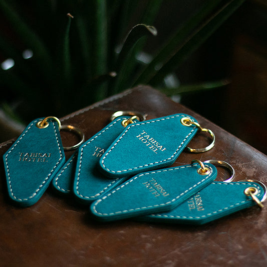 KEY HOLDER|HOTELキーリング(ターコイズ)