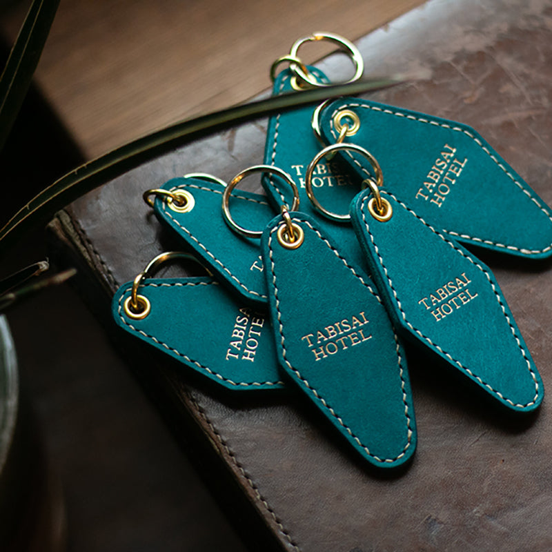 KEY HOLDER|HOTELキーリング(ターコイズ)