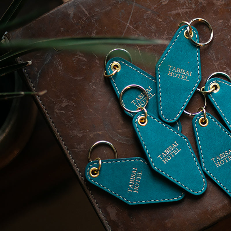 KEY HOLDER|HOTELキーリング(ターコイズ)