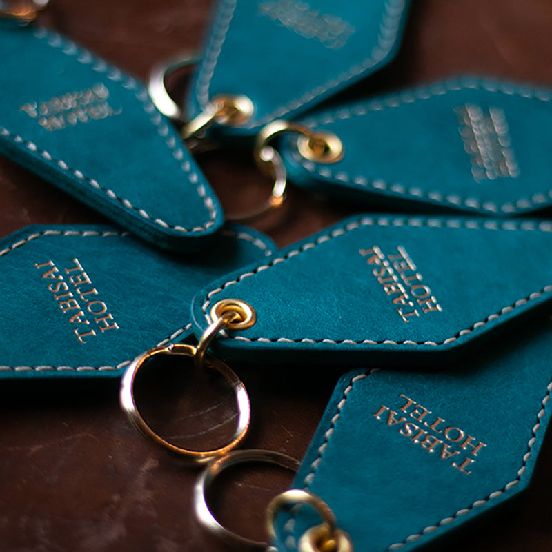 KEY HOLDER|HOTELキーリング(ターコイズ)