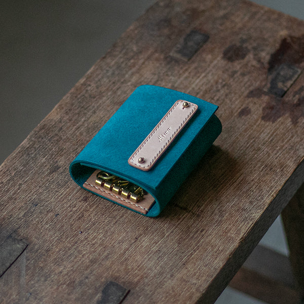 スマートキー収納可キーケース「 c u r u n 」_ターコイズ