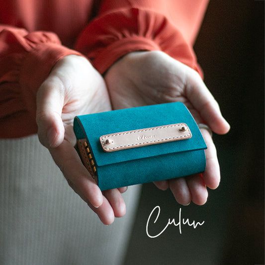スマートキー収納可キーケース「 c u r u n 」_ターコイズ