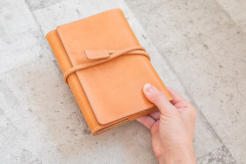 Notebook cover_natural|ナチュラルな手帳カバー(A6サイズ用)
