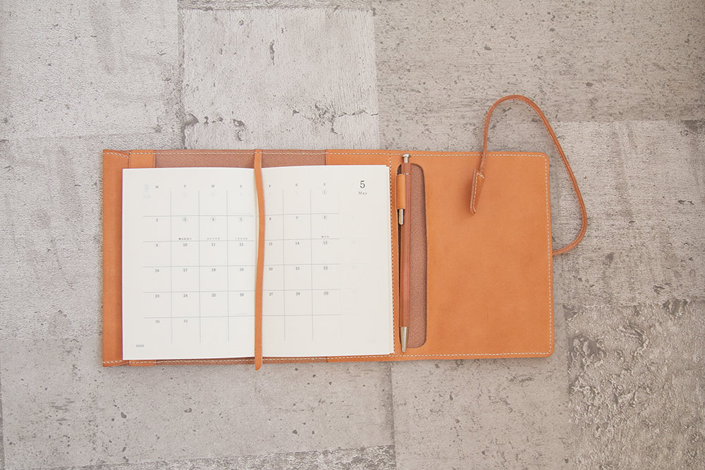 Notebook cover_natural|ナチュラルな手帳カバー(A6サイズ用)