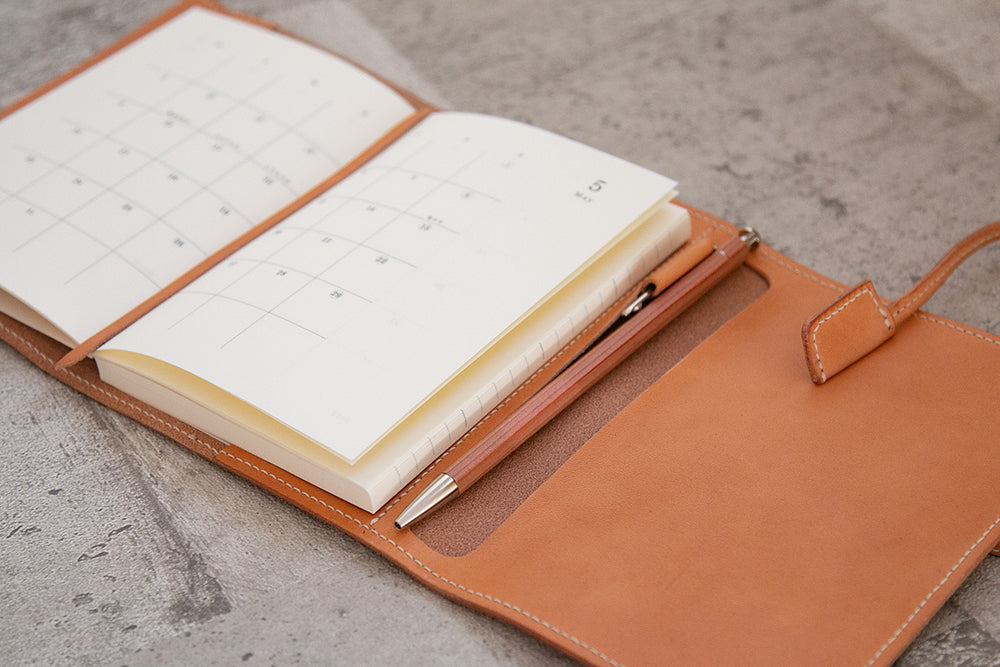 Notebook cover_natural|ナチュラルな手帳カバー(A6サイズ用)