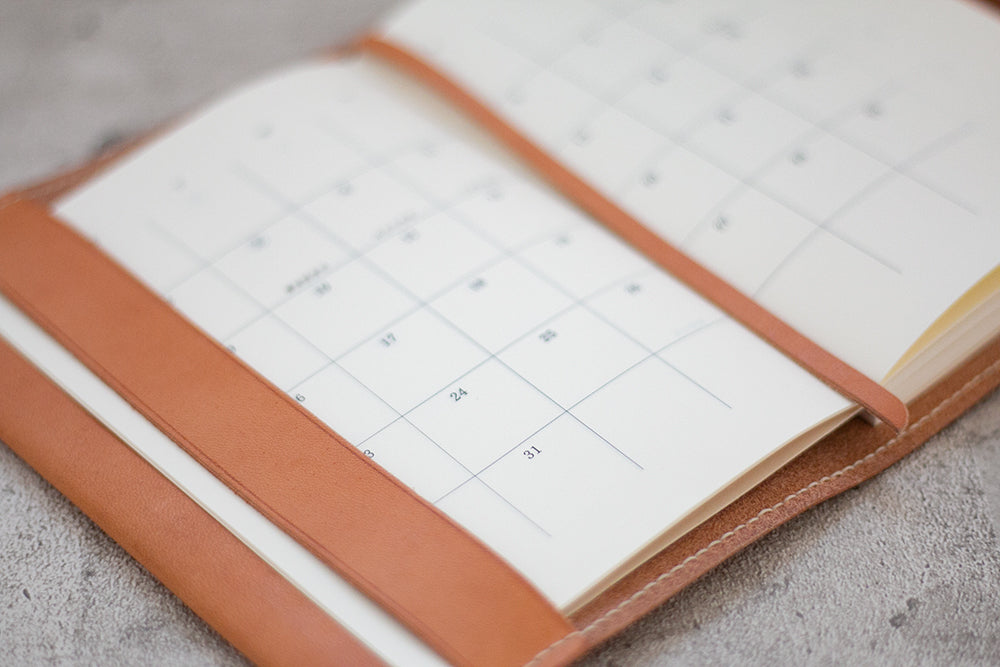 Notebook cover_natural|ナチュラルな手帳カバー(A6サイズ用)