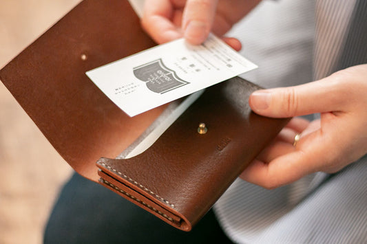 Card holder_brn|名刺入れ