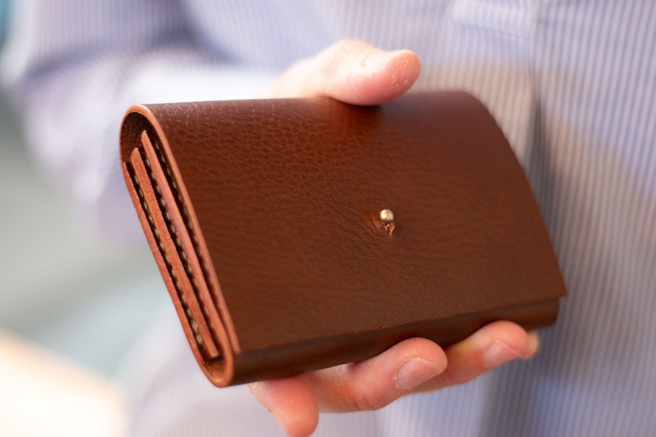 Card holder_brn|名刺入れ