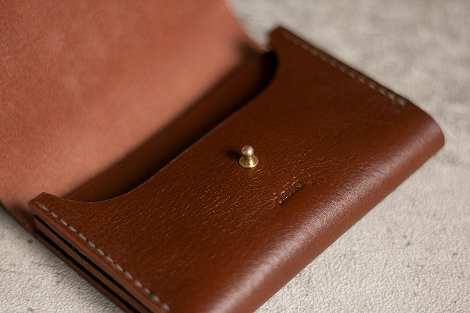 Card holder_brn|名刺入れ