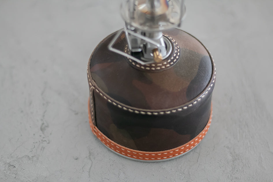 ODガス缶カバー［カモフラ］ – icchi leathercraft