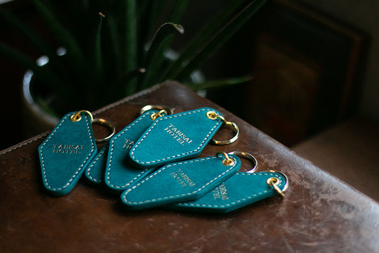 KEY HOLDER｜HOTELキーリング（ターコイズ）