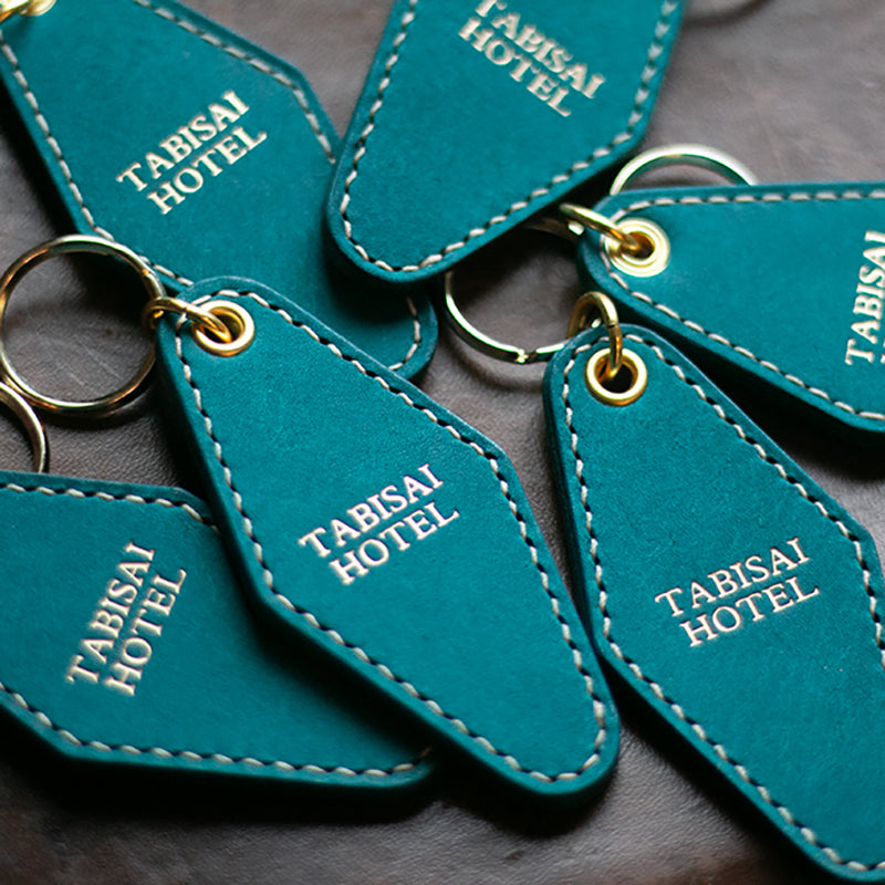 KEY HOLDER｜HOTELキーリング（ターコイズ）